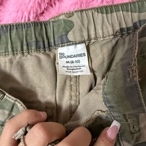 No Boundaries Women's Camouflage Cargo jeans